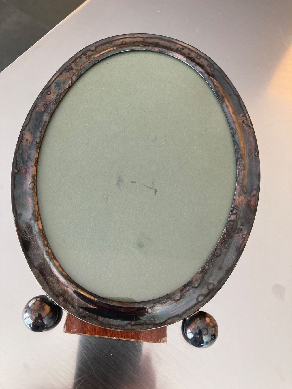 Cornici: FOTORAHMEN BILDERRAHMEN OVAL SILBER VINTAGE – Usato da Zürich venduto da kostbares 1