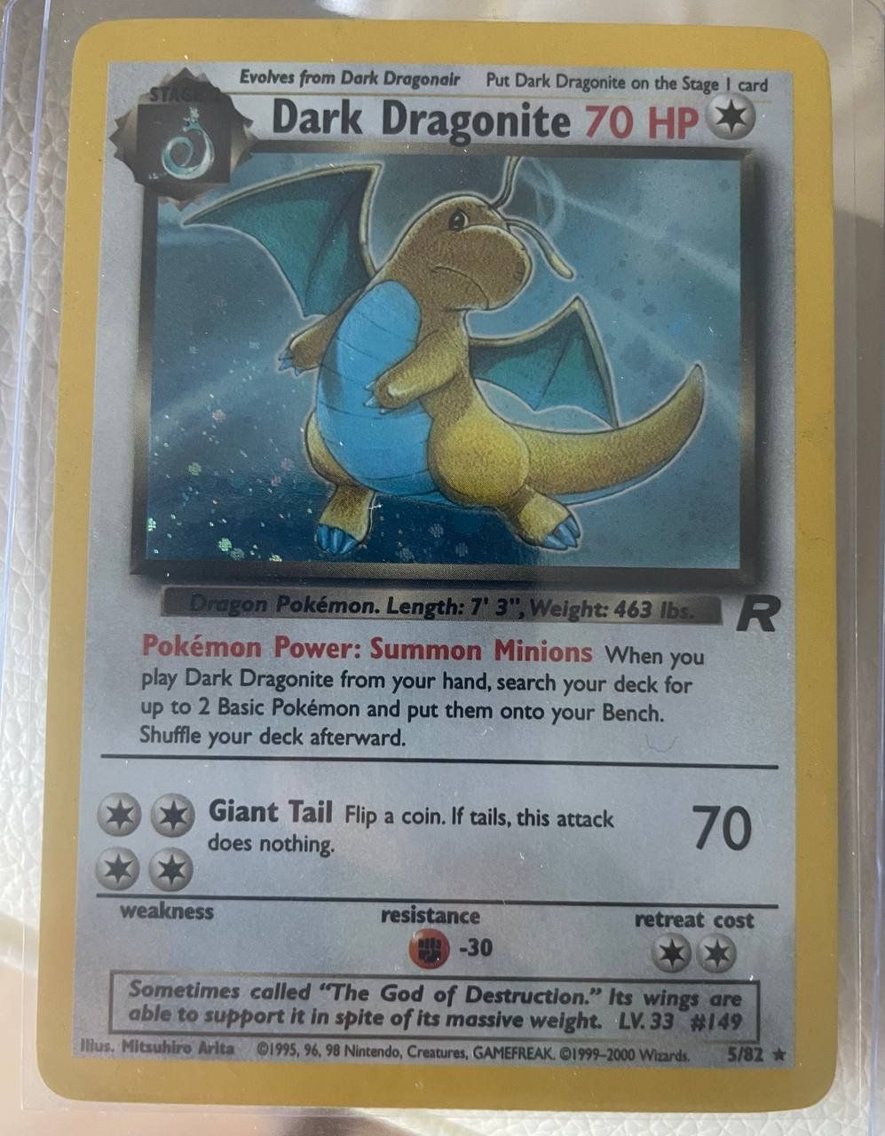 Pokémon Carte collezionabili: Dark Dragonite EX Holo 5/82 – Usato da Ponte capriasca venduto da TheCrash01