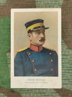 Postkarte Kommandant der 3. Division, Oberstdivisionär Wildb