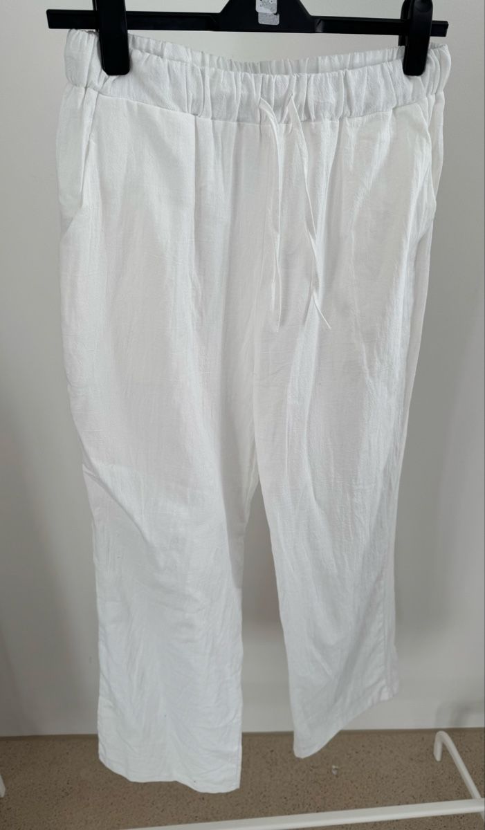 Pantaloni: Weisse linen hose  – Nuovo (secondo la descrizione) da Zürich venduto da di_archive