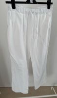 Weisse linen hose 