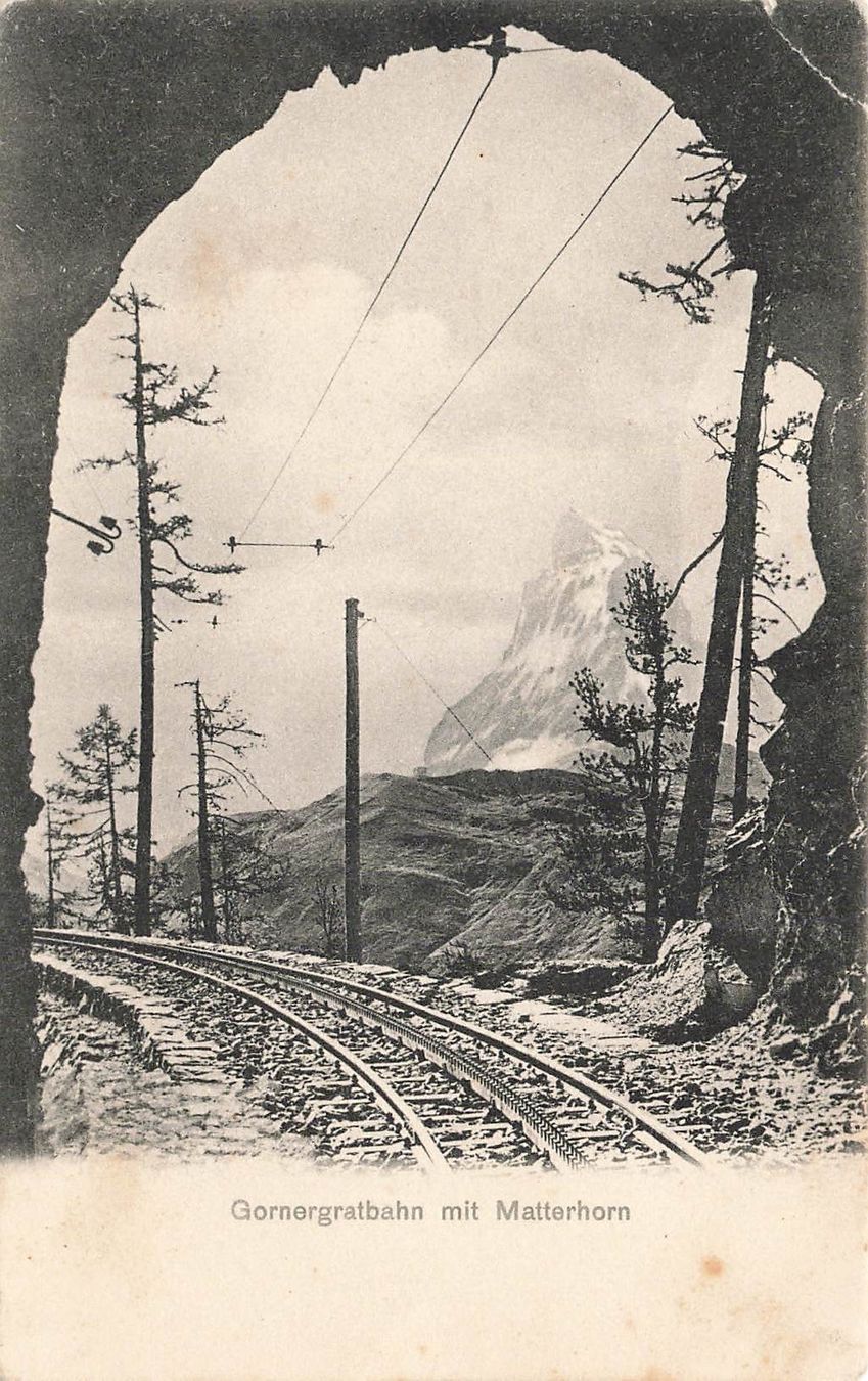 Cartoline postali: Zermatt (VS) Gornergratbahn mit Matterhorn – Usato da Biasca venduto da Blenio71
