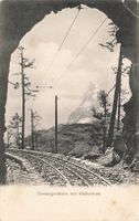Zermatt (VS) Gornergratbahn mit Matterhorn