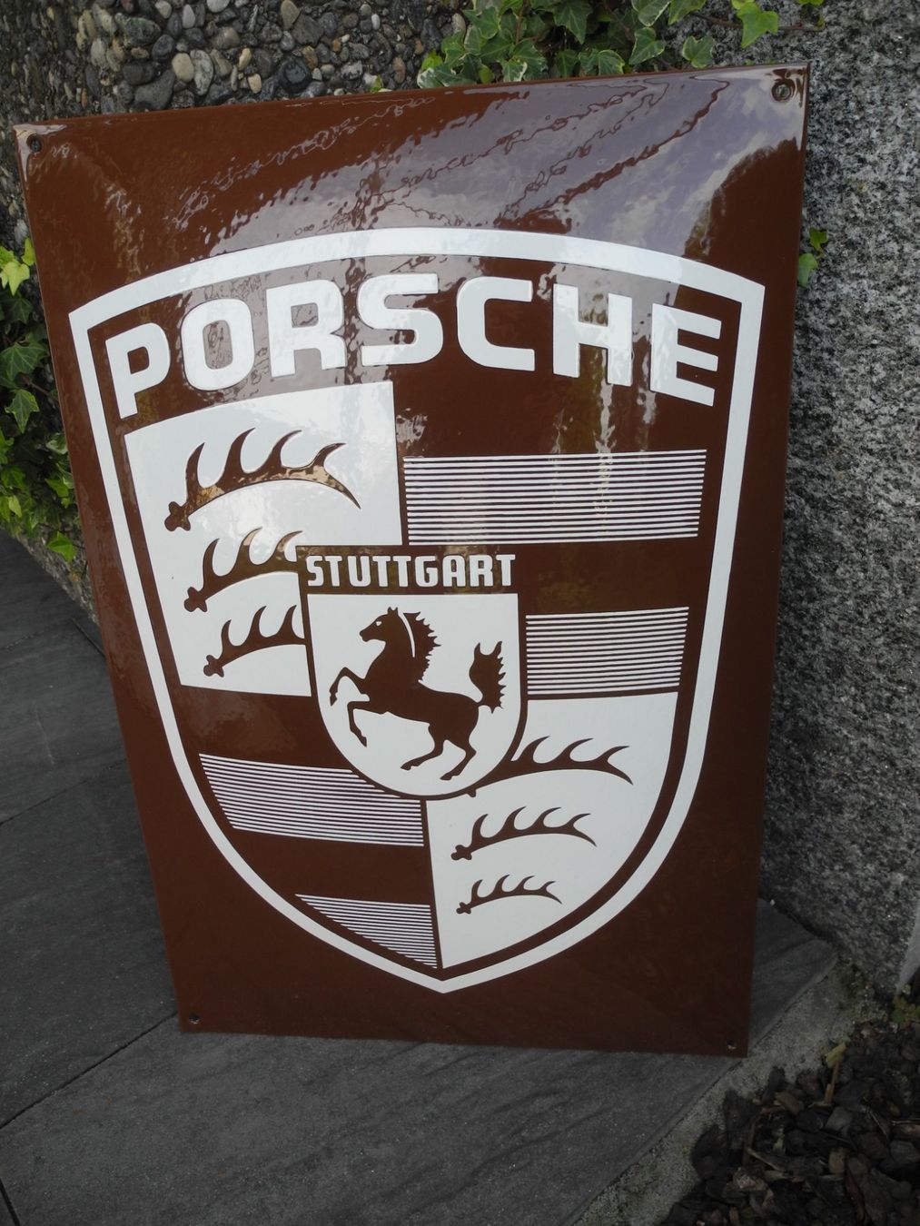 Porsche Schilder: GROSSES PORSCHE EMAILSCHILD – Neu (gemäss Beschreibung) aus Reinach AG von Huckleberrysix 2