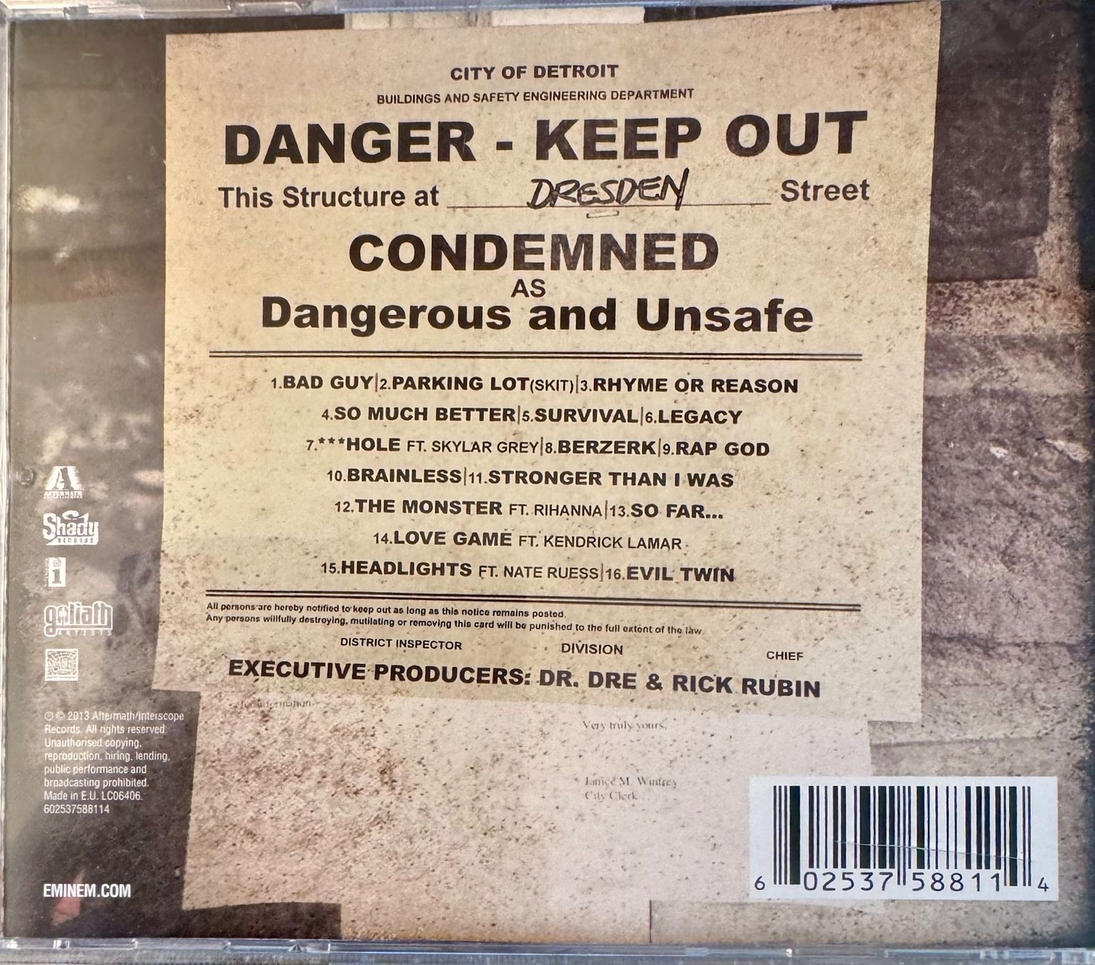 CD: Eminem * Marshall Mathers LP 2 – Usato da Wettswil venduto da osoma99 1