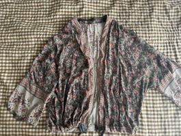 Free People Damen Kimono Bluse floral