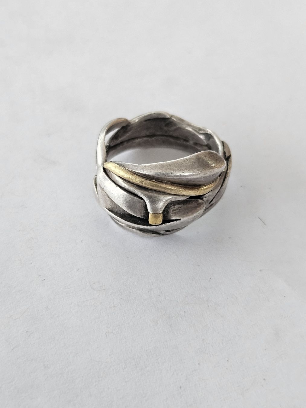 Bagues: Vintage Silber Ring Massiv – D'occasion à Rickenbach b. Wil par nic_8ljr
