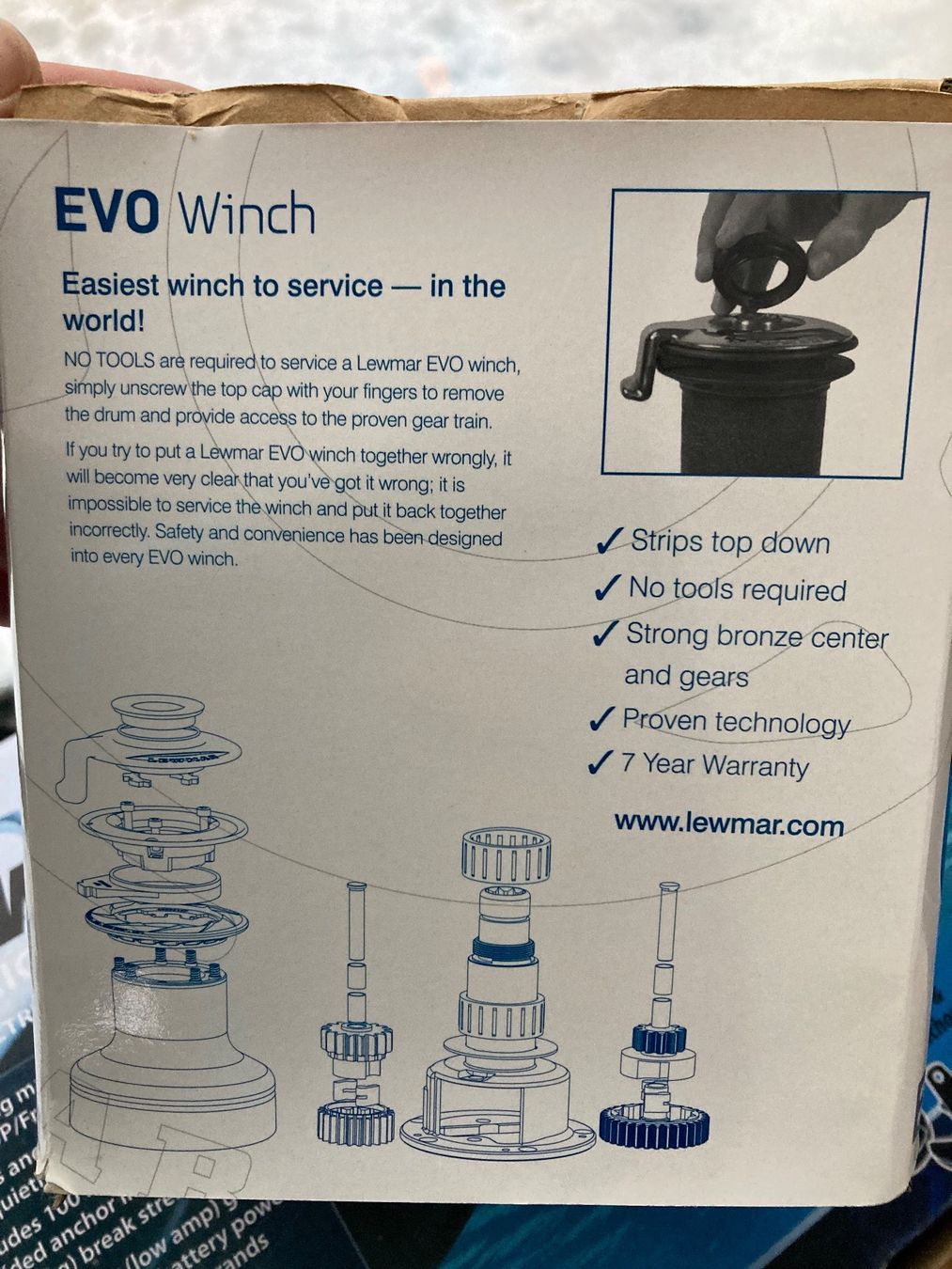 Boote: Lewmar Evo Winch – Neu und originalverpackt aus Fahrwangen von Rottweiler81 3