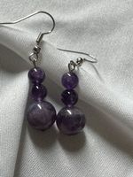 Boucles d'oreilles élégantes en améthyste, parfaites pour l'