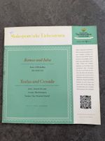 Schallplatte Shakespeares Liebeszenen - Rarität! Vintage!