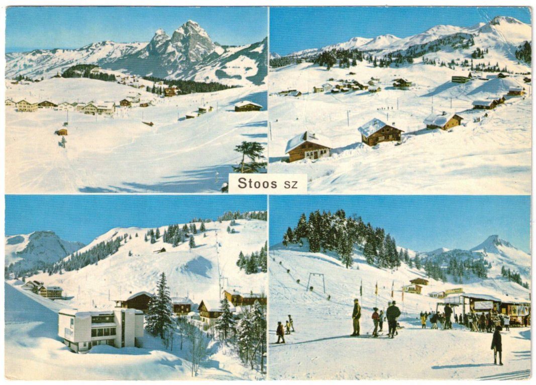 Ansichtskarten: Stoos - 4 Bild AK – Gebraucht aus Binningen von Mountainrider