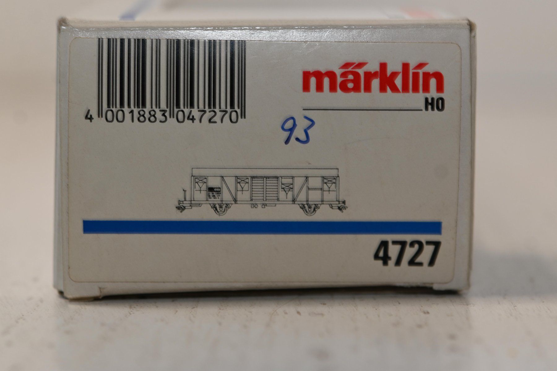 Märklin Modellini di ferrovie: SBB Gbs Märklin HO/AC mit OVP – Usato da Laupen ZH venduto da Zmoewe 8