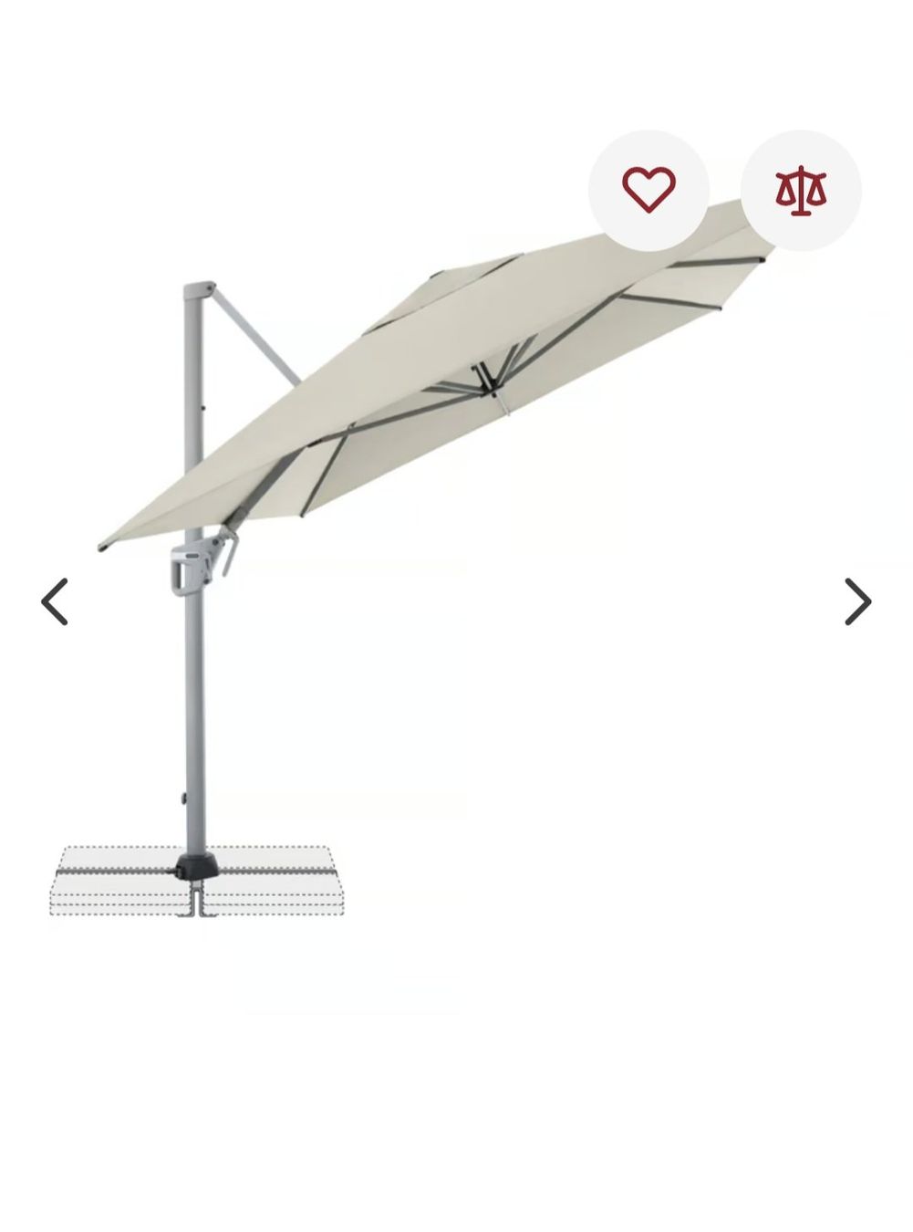 Ombrelloni: Doppler Active 260 x 350 Side  Ampelschirm – Nuovo e nell'imballaggio originale da Gansingen venduto da pidipeach01 3