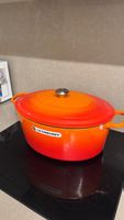 Le Creuset Signature Bräter oval 40cm Ofenrot – Neu / Unbenu