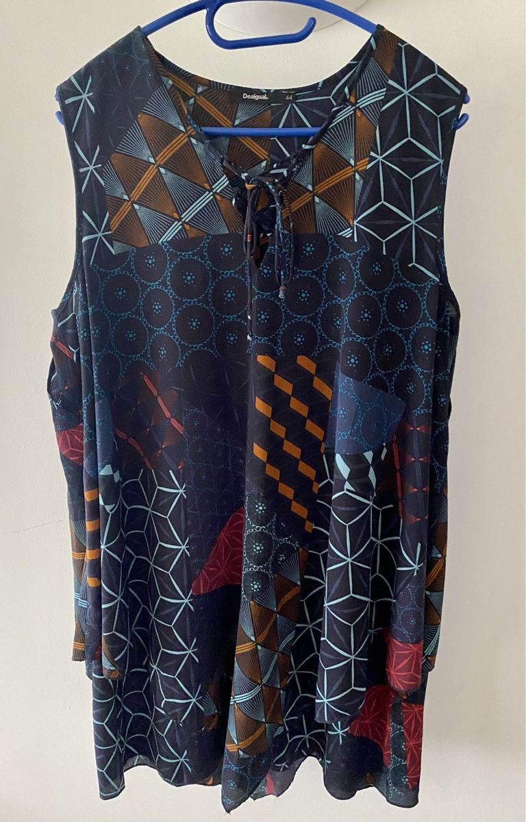 Desigual Vestiti: Desigual Minikleid/Gr.44/Farbenfrohes Patchwor-Design – Usato da Jona venduto da Flamingoo 2