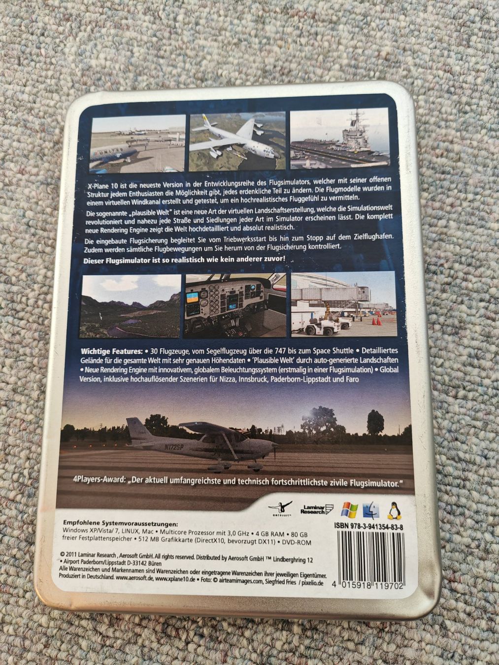 Spiele: X-Plane 10 Global Flugsimulator PC DVD – Gebraucht aus Thun von Kankii 1