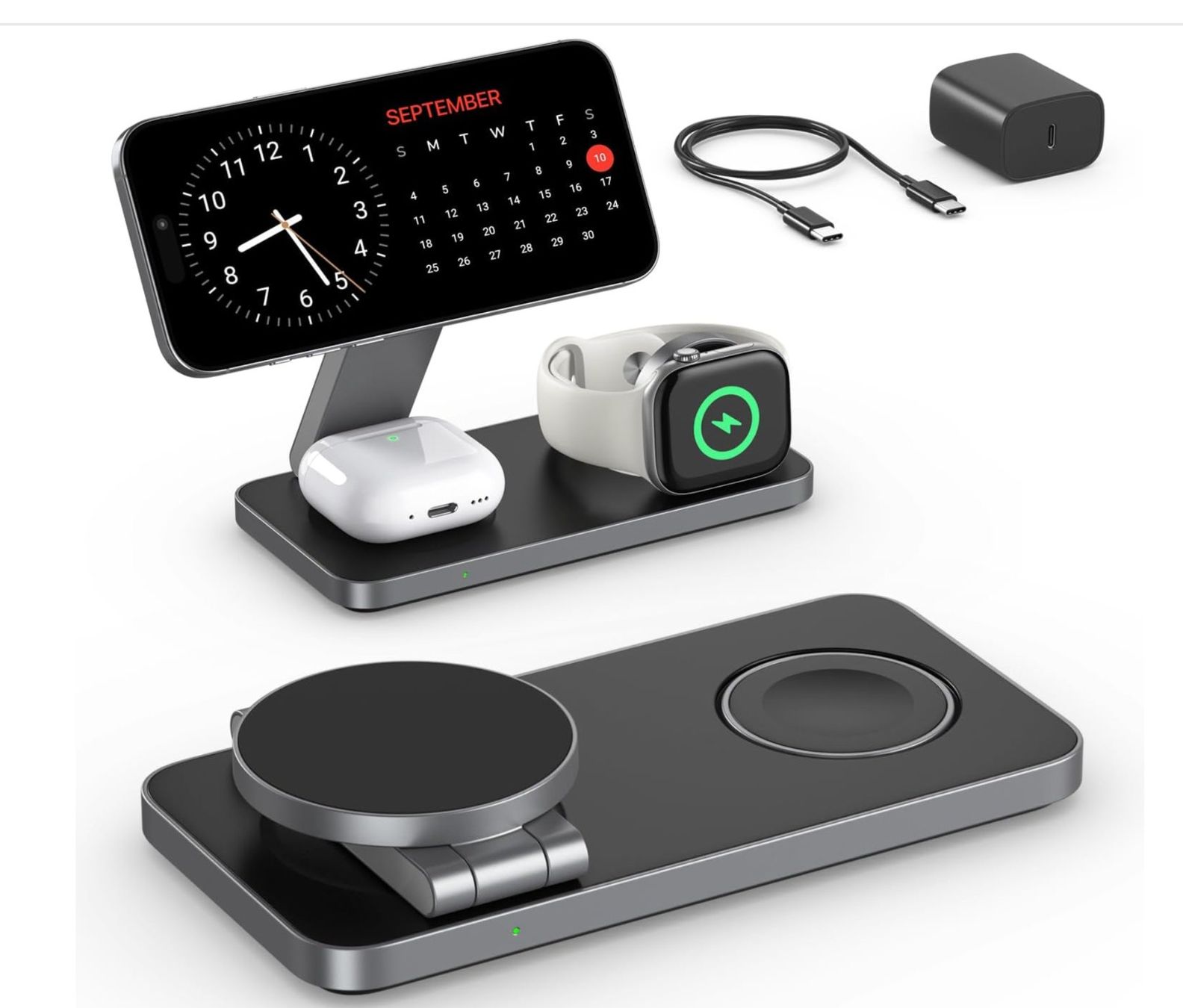 Caricabatterie: Ladestation Kompatibel mit Magsafe Ladegerät – Nuovo e nell'imballaggio originale da Mellingen venduto da Samiross