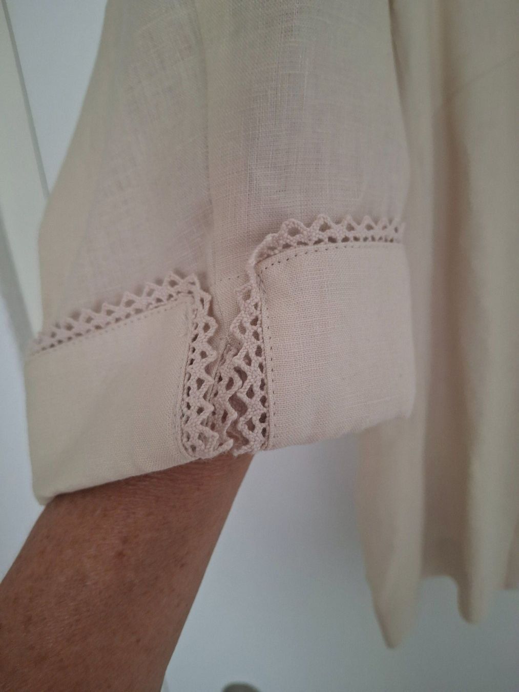Jacken: Edle Leinen Jacke, beige, Gr. 52/54, C+A – Neu (gemäss Beschreibung) aus WALTERSWIL SO von thb_ybm8 1