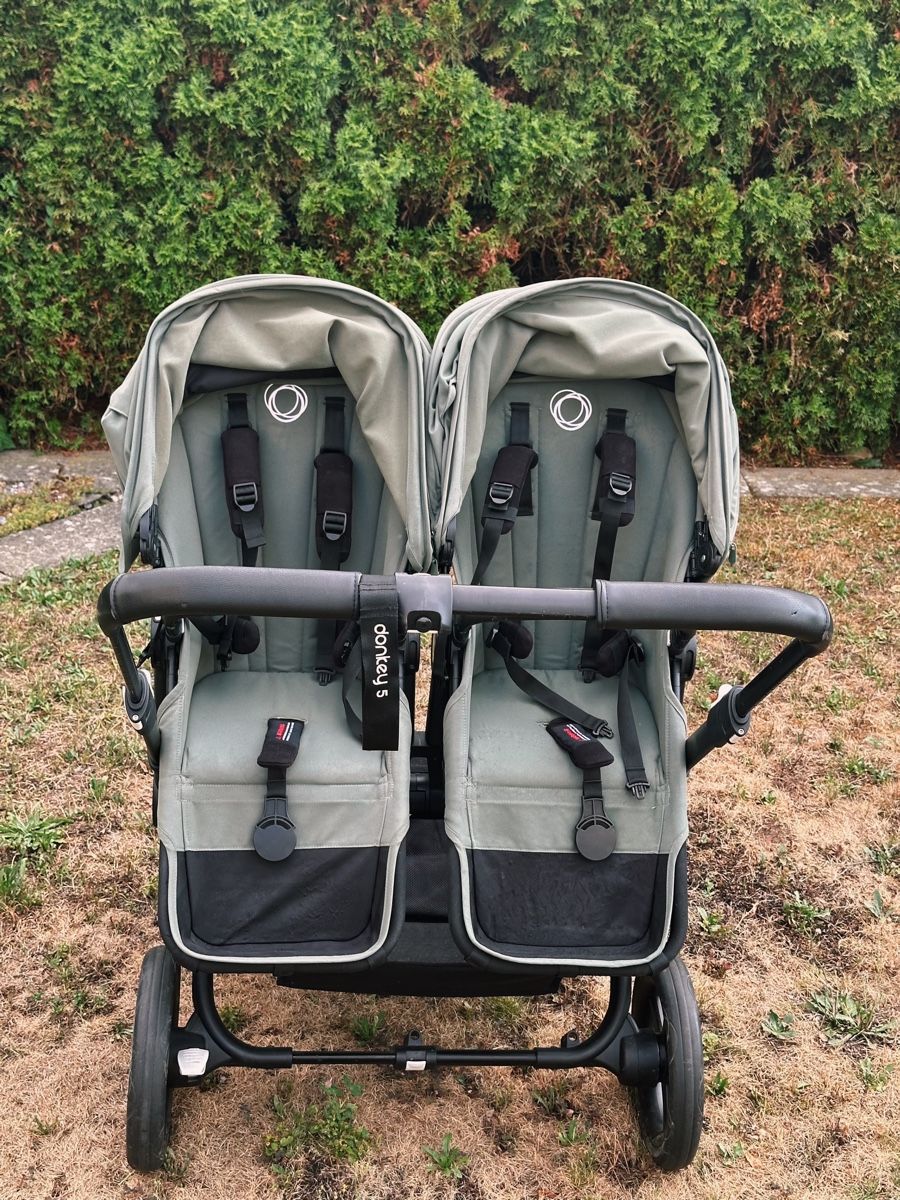 Bugaboo Kinderwagen: Bugaboo Donkey 5 Twin Stroller Forest Green Used – Gebraucht aus Affoltern am Albis von rot_682g 2