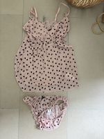 Babydoll neglige Set Rosa S Calando