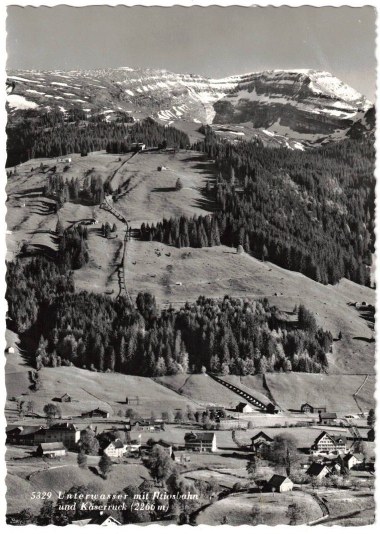Cartoline postali: Unterwasser - Standseilbahn Iltios – Usato da Binningen venduto da Mountainrider