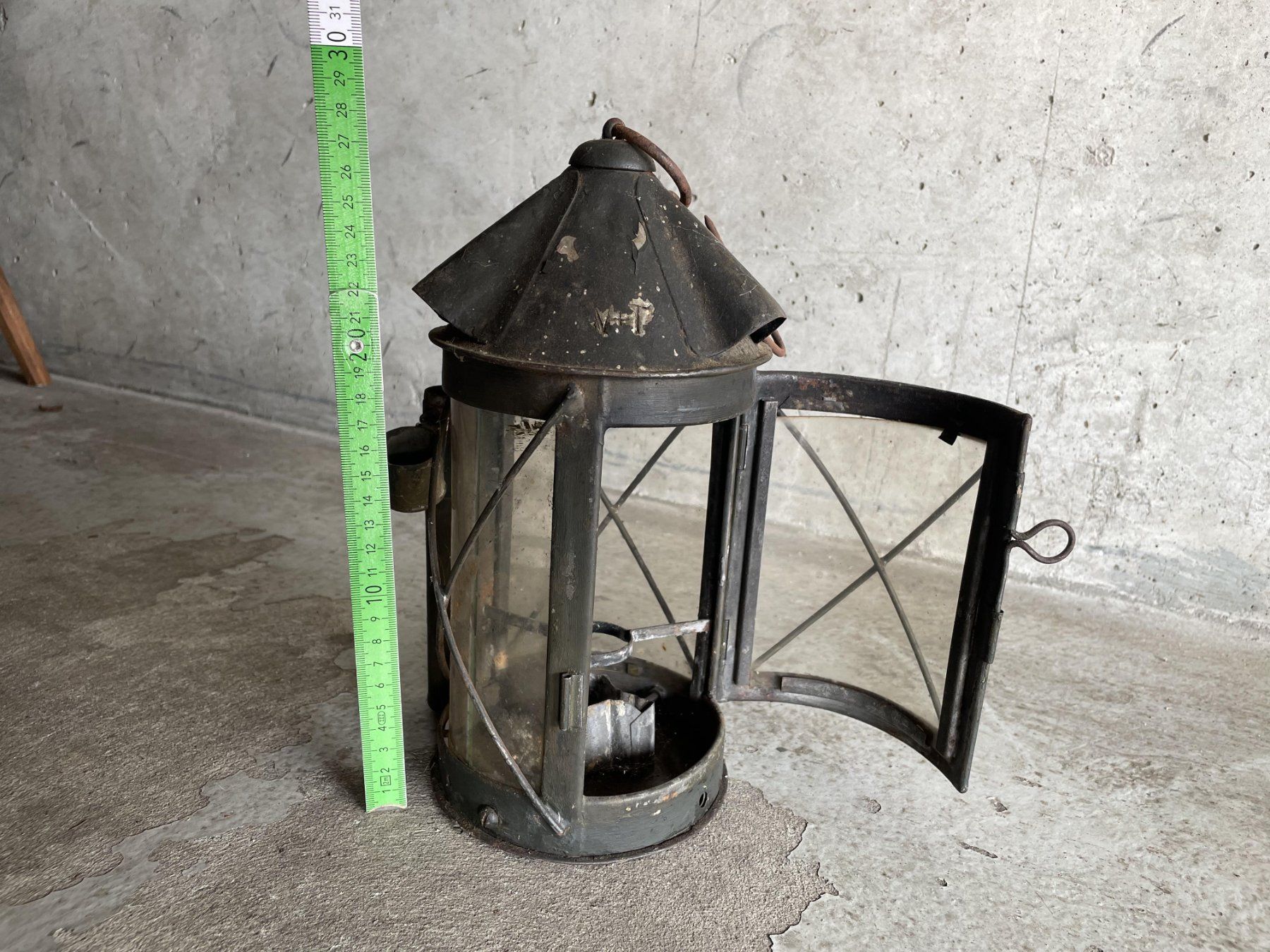 Lampade: Antike Fuhrwerk-Laterne ca. 28cm – Usato da Elsau venduto da Barri.ch 1