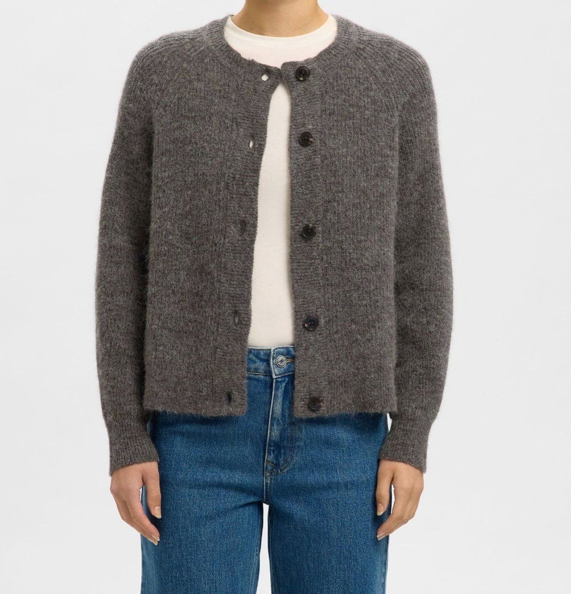 Selected Giacche: NEW Selected SLFLULU Wool Cardigan – Nuovo (secondo la descrizione) da St. Gallen venduto da look-twice 1