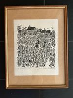 Holzschnitt „Waadtland 1985“ von Thresia Greter-Lustenberger