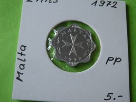 Malta 1972, 2 Mils  PP