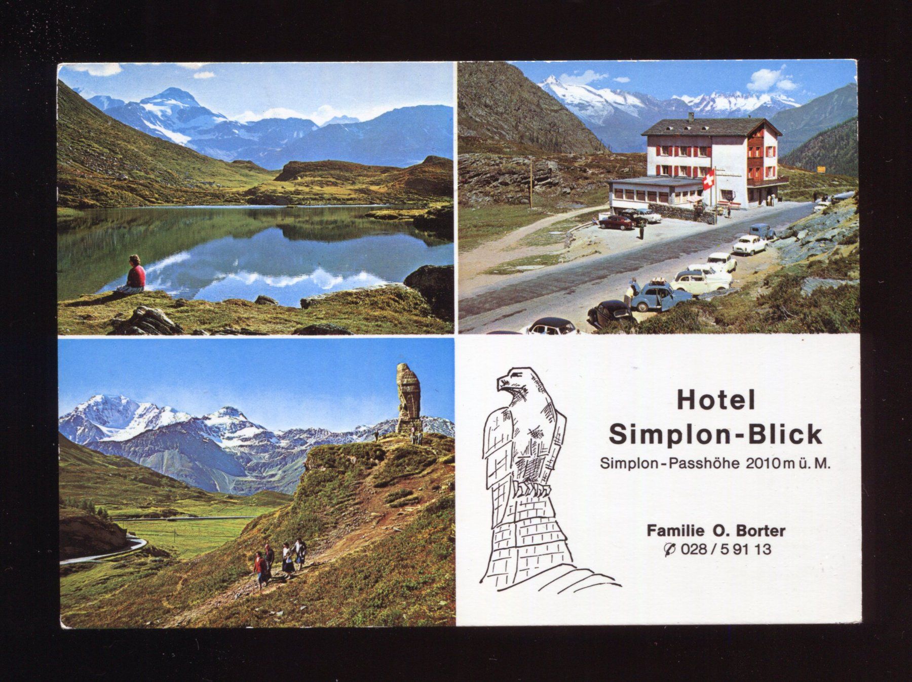 Cartes postales: Simplon, Hotel Simplonblick – D'occasion à Aarau par Elmaar41