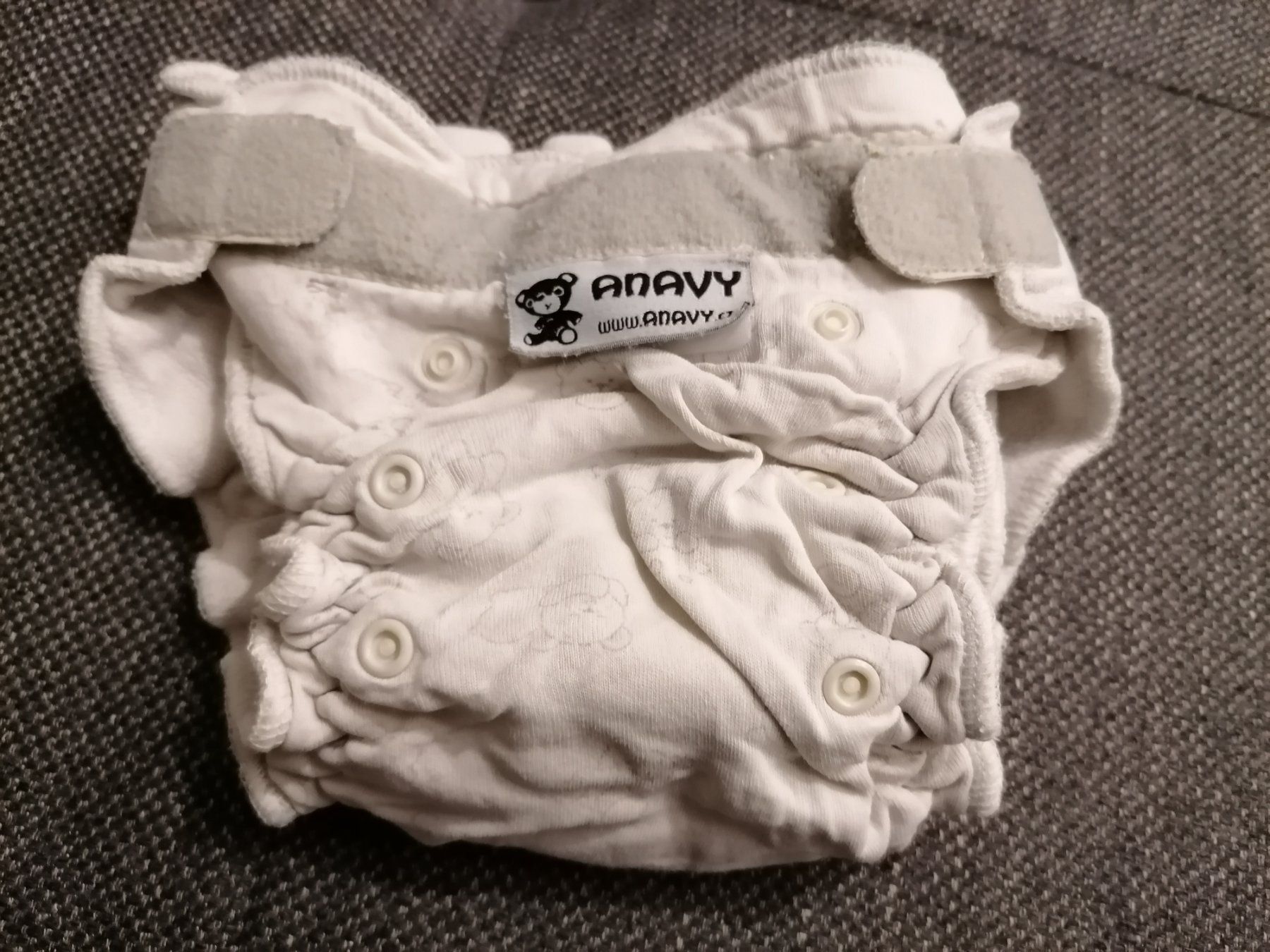 Secchi per pannolini & Pannolini: Anavy Stoffwindel Höschenwindel One Size Teddybären Klett – Usato da Büttikon AG venduto da Amineah 2