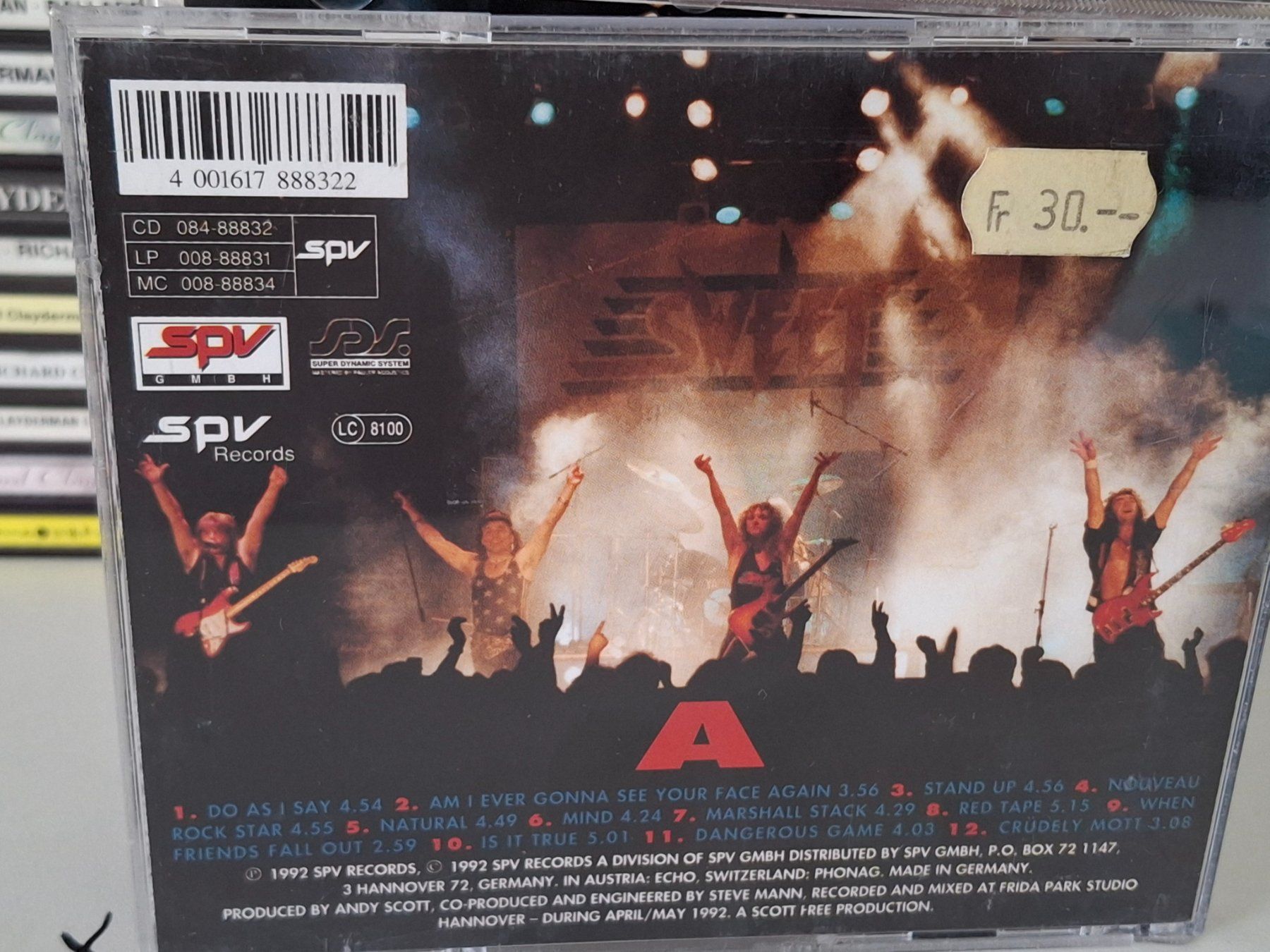 CDs: CD Andy Scott's Sweet - A – D'occasion à Aarberg par Jackup1 1