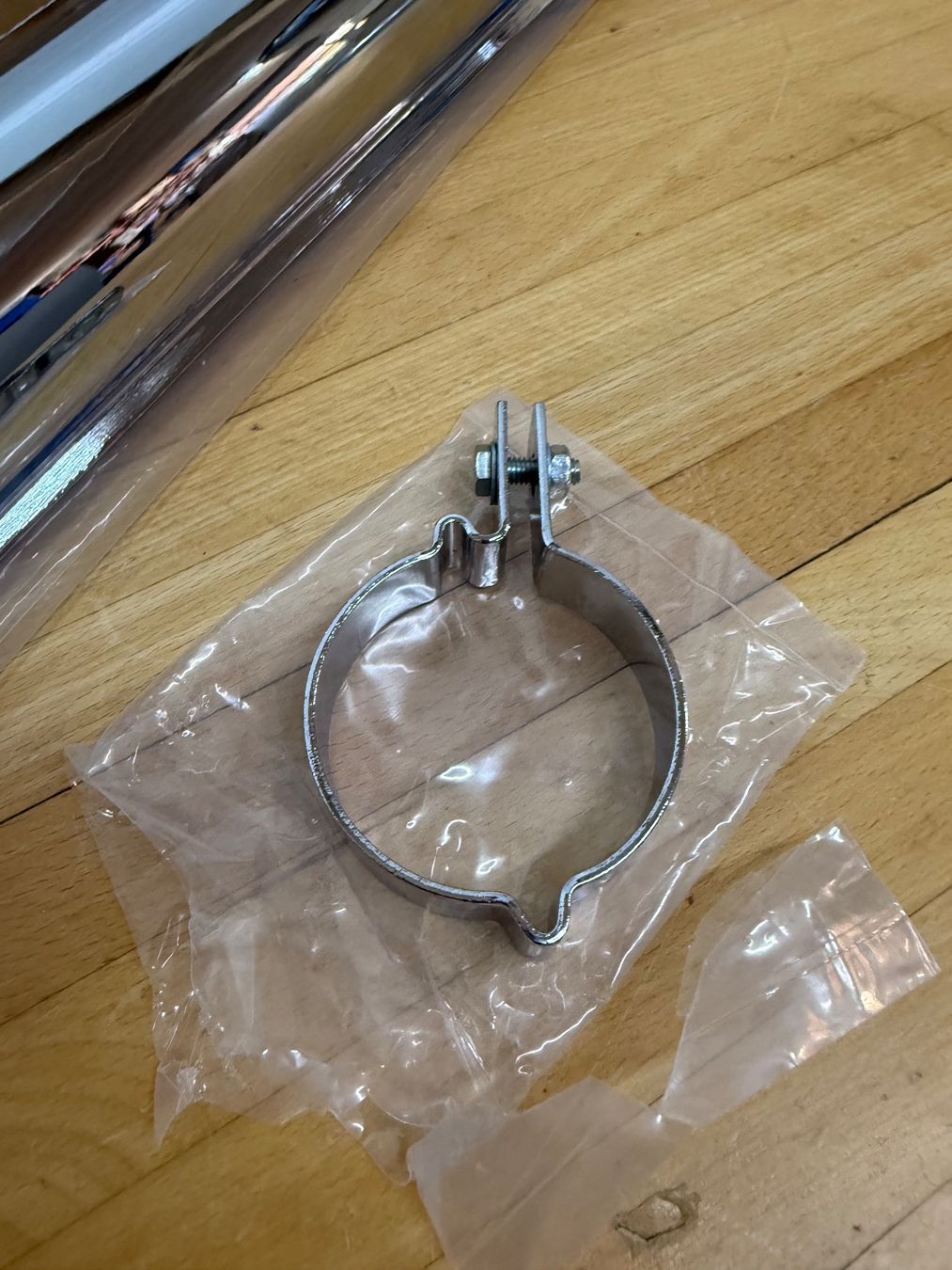 Sistemi di scarico: ILO 27mm Auspuff Chrom neu – Nuovo e nell'imballaggio originale da Hallau venduto da mofaplus 2