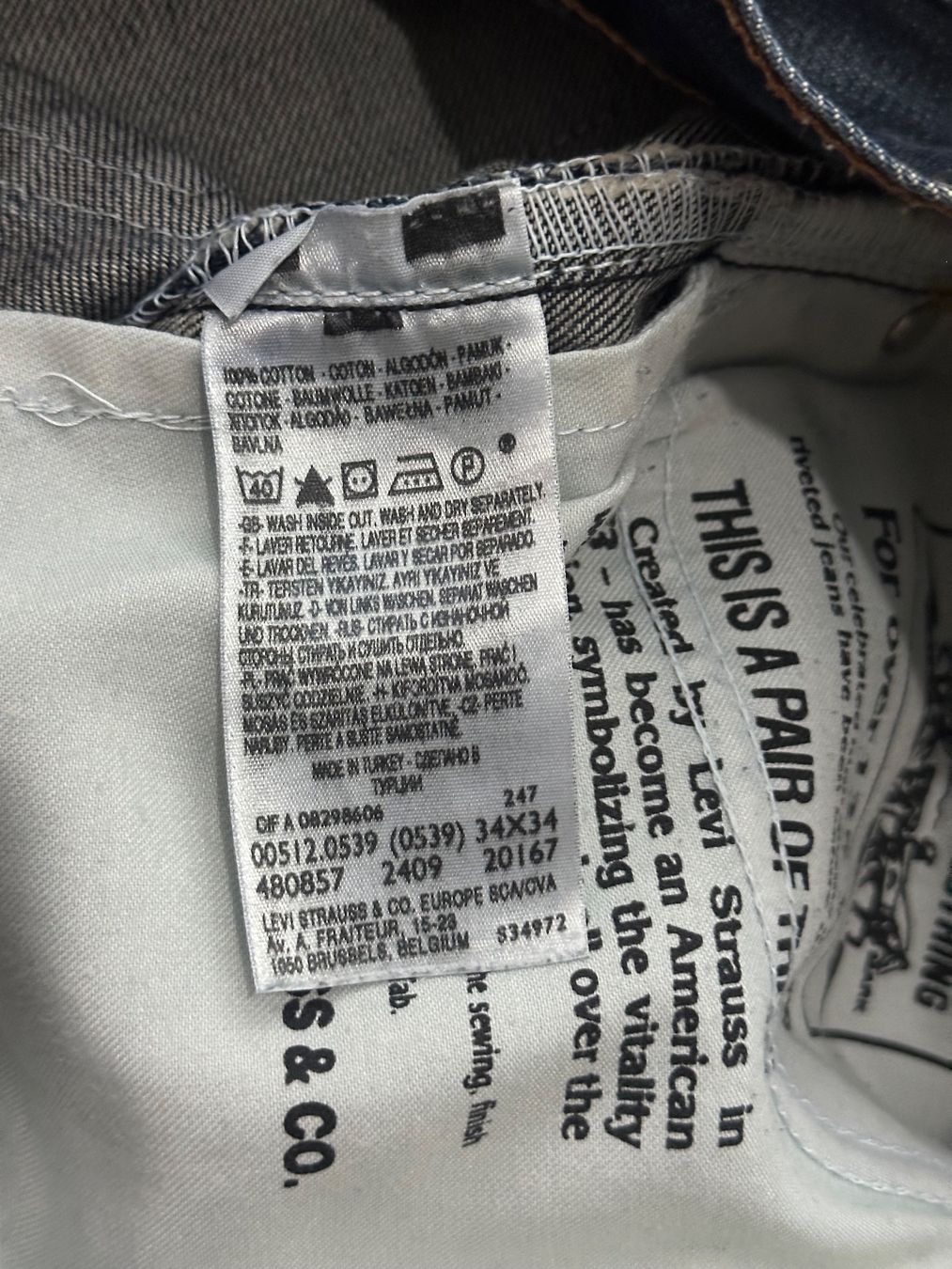 Levi's Jeans: Jeans LEVIS STRAUSS 512 Taille/Grosse W34 L34 – D'occasion à Bern par BrandVilla 6