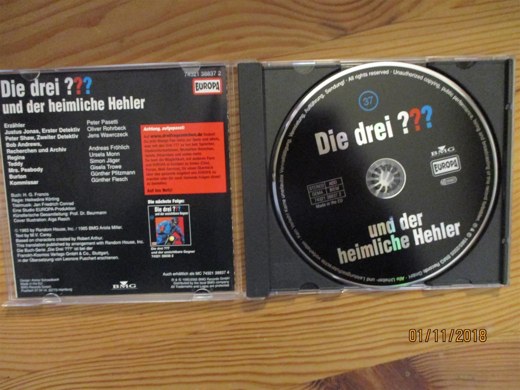 Audiolibri: Die drei Fragezeichen Folge 37 – Usato da Liestal venduto da Disc-Point 1