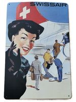 SWISSAIR  -  Blechschild   (neu, OVP)