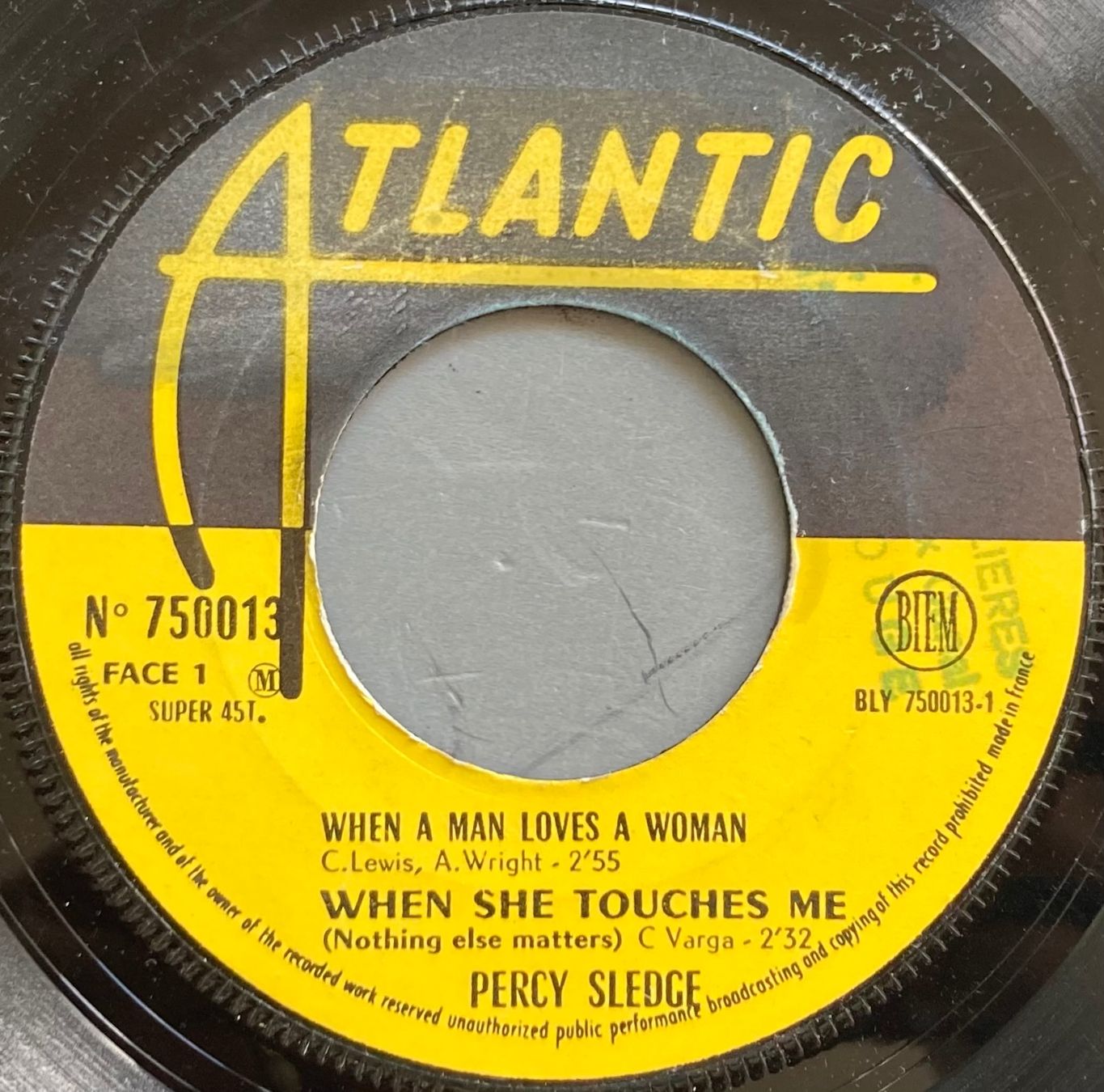 Schallplatten: PERCY SLEDGE - WHEN A MAN LOVES A WOMAN – Gebraucht aus Poliez-Pittet von Newtown-Records 2