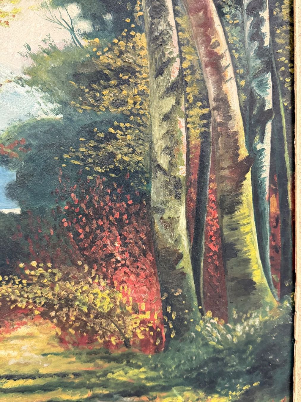 Tableaux: Ölgemälde Herbstlandschaft, gerahmt – D'occasion à Basel par PAUL_ART 2