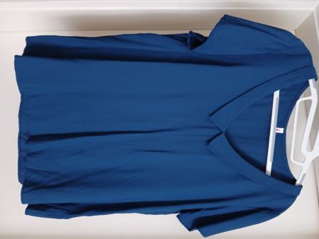 Blutsgeschwister Blusenshirt L dunkelblau