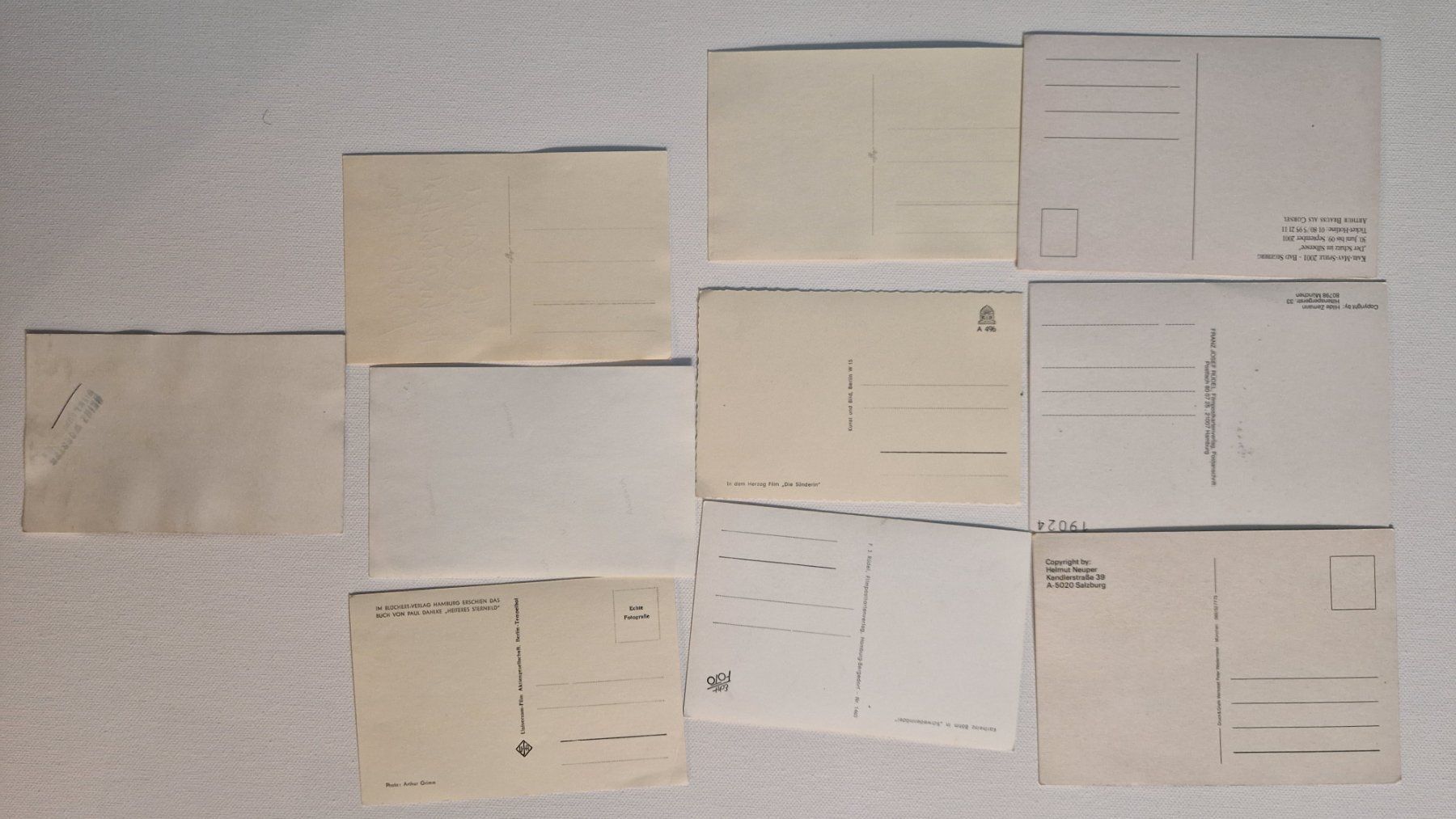 Autografi: 20 Original Autogramme alt - Schauspieler CH / D (Package 2) – Usato da Salmsach venduto da aacs65 5
