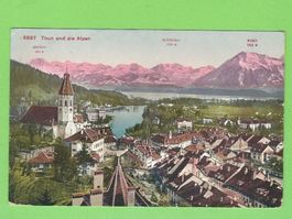 Thun und die Alpen
