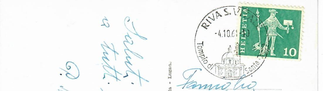 Cartoline postali: Riva s. Vitale usw. – Usato da Hochdorf venduto da Ziegel-16 1