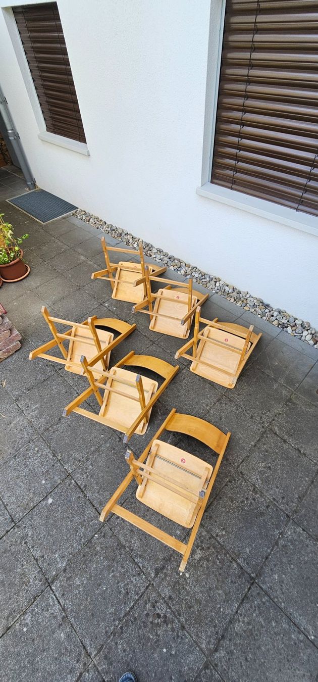 Horgen Glarus Stühle: 6 Klappstühle 30iger Horgen Glarus – Gebraucht aus Eggiwil von Besu2 1