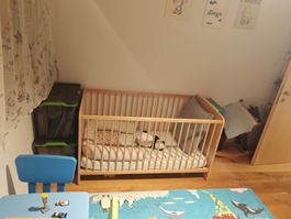 Babybett 70x140 inkl Matratze