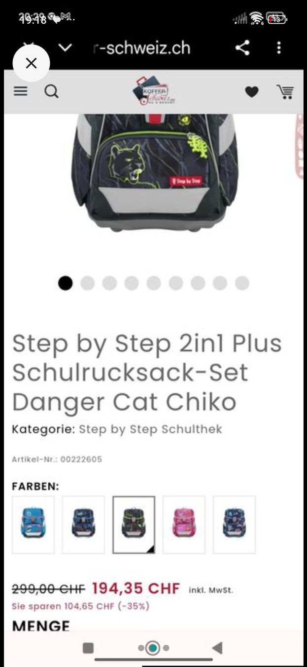 Borse & Zaini: Schulrucksack ,Neu Preis 200 fr – Nuovo (secondo la descrizione) da Tagelswangen venduto da son_z88g 2