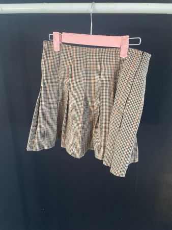 H&M Minirock Gr. 38 Karomuster Herbst Look neuwertig
