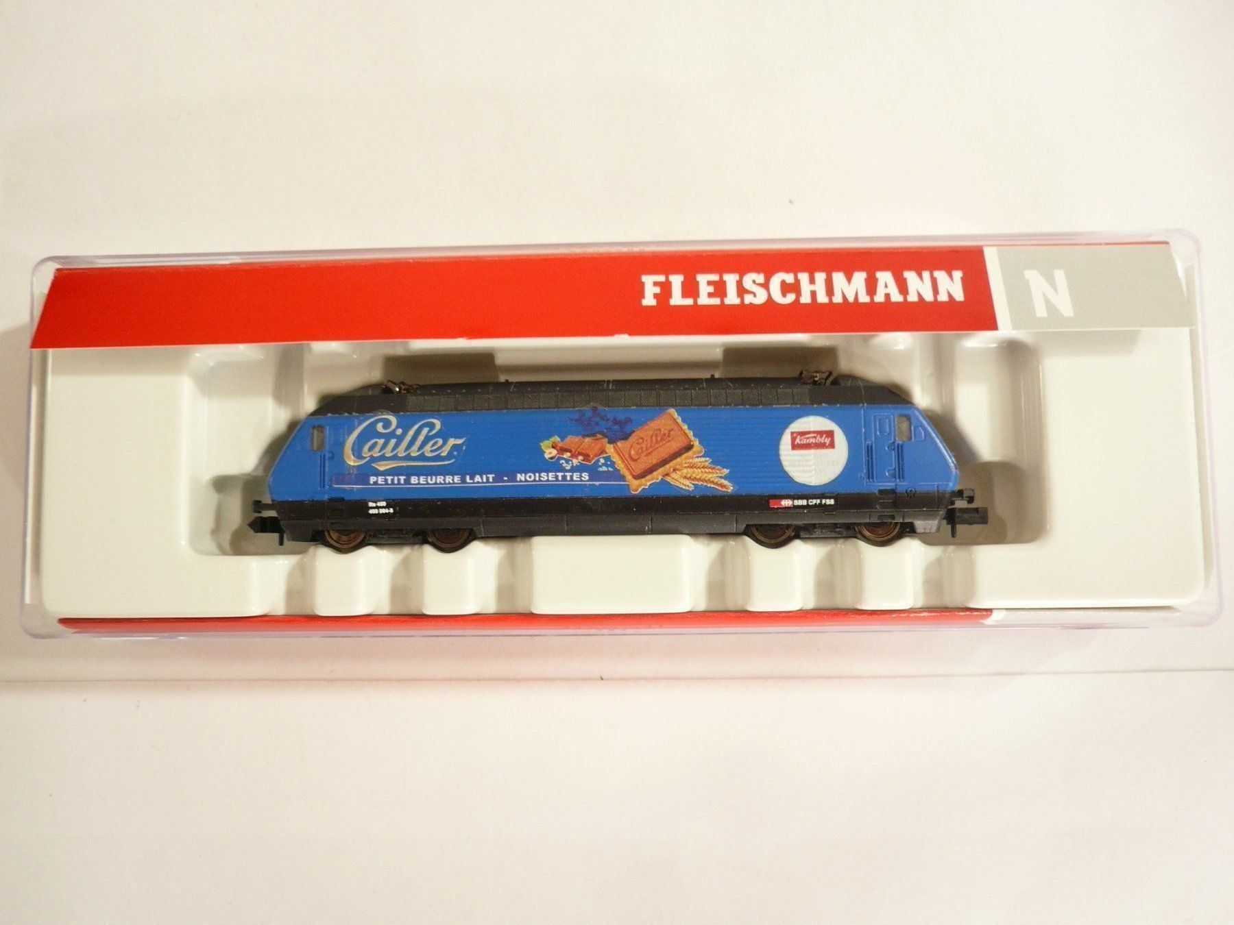 Fleischmann Modellini di ferrovie: FLEISCHMANN N RE 460 CAILLER NOISETTES EINZELANFERTIGUNG – Nuovo e nell'imballaggio originale da Pfaffnau venduto da nolff 4
