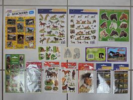 ≈300 Sticker Pferde (Wild/Zucht) - inkl. Panini/Manor/etc.