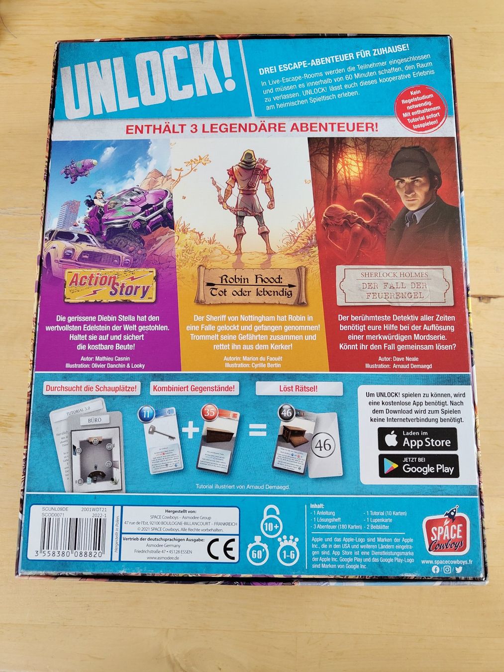 Spiele: Unlock! Legendary Adventures - Deutsche Ausgabe – Gebraucht aus Urdorf von nic_sh2n 2