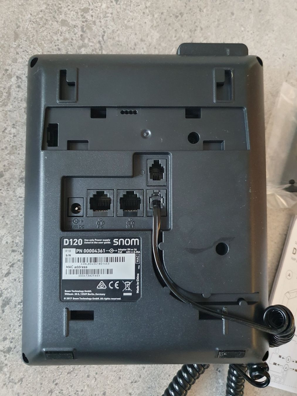 Snom Telefoni: IP phone SNOM D120 – Nuovo (secondo la descrizione) da Langnau i.E. venduto da thomasdmeier 1